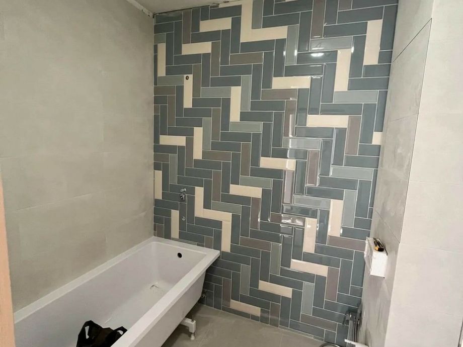 Укладка керамогранита в Санузле на пр. Луначарского 1